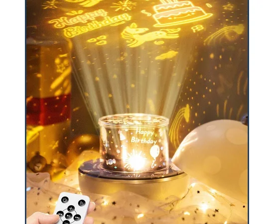 Ночник Moon E04 with Bluetooth and Remote Control 1200 mAh White