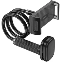 Регулируемая подставка для телефона/планшета Hoco HD10 Bamboo lazy stand Black