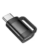 Переходник Hoco UA31E OTG Type-C male to Lightning female Black