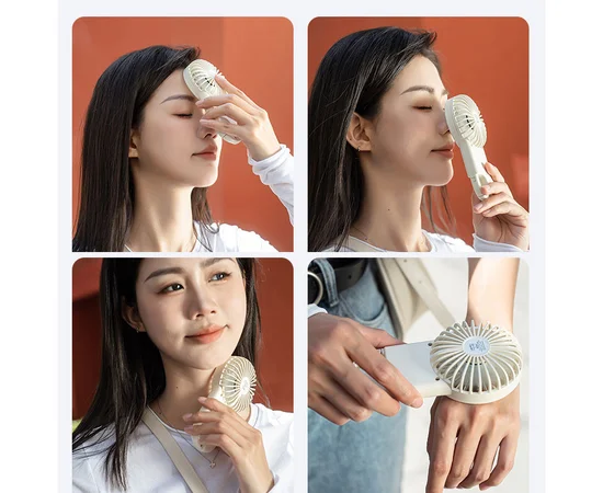 Портативный вентилятор SQT-BF2 с карабином 1800mAh White