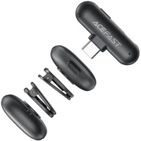 Петличный беспроводной микрофон Acefast R1 Type-C Black