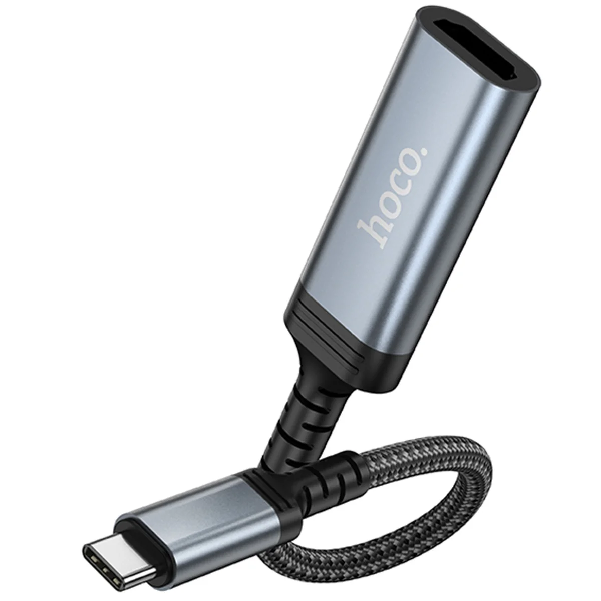 Переходник Hoco UA43A Type-C to HDTV (0.2m) Metal gray