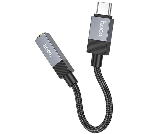 Перехідник Hoco UPA32C Type-C to 3.5mm Black