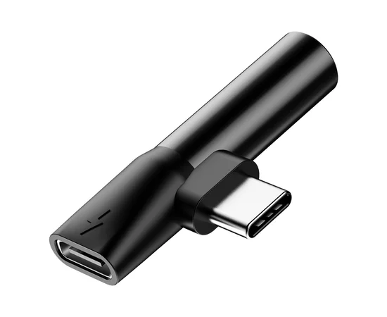 Переходник Baseus L41 Type-C to Type-C + 3.5mm (CATL41) Черный