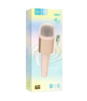 Караоке Микрофон-колонка Hoco DBK1 Pink