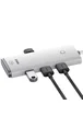 Переходник HUB Baseus Lite Series 4in1 (USB-A to USB3.0*4) (0.25m) (WKQX03) White