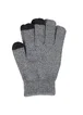 Перчатки сенсорные Warm caress (нескользящие) Светло-серый