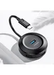 Адаптер USAMS US-SJ415 4 USB HUB Smart Adapter Type-C 3.0 Черный