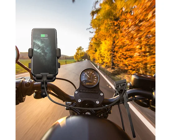 Зарядное устройство на мотоцикл HOCO Z45 Черный