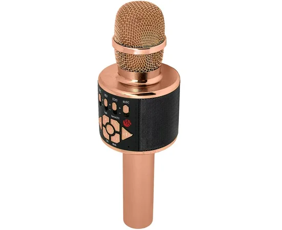 Караоке Микрофон-колонка D169 Rose Gold