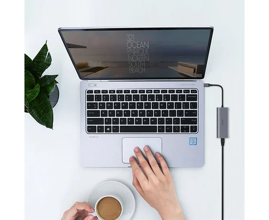 Перехідник HUB WIWU Alpha 831HRT Grey