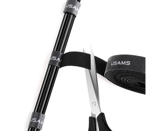 Стяжка-липучка для кабелей Usams US-ZB060 20mm * 3m Черный