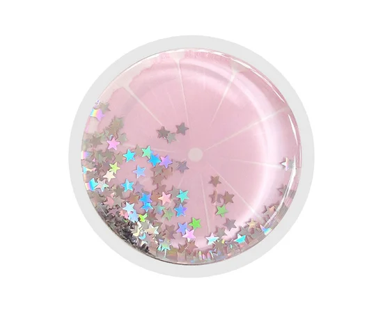 Держатель для телефона круглый (liquid shine) Круг/Розовый