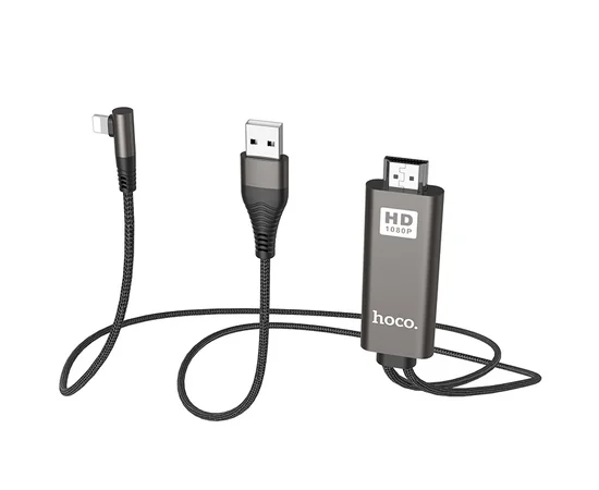 Переходник Hoco UA14 Lightning to HDMI Черный