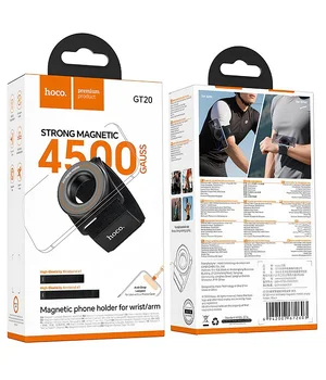 Магнитный держатель Hoco GT20 для запястья Black