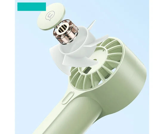 Портативный вентилятор Usams ZB288 Handheld mini fan 1200 mAh Green