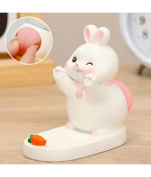 Підставка для телефону Funny Animals Rabbit With Carrot