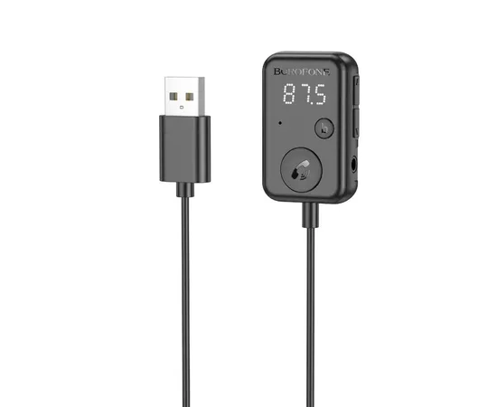 Bluetooth аудио ресивер Borofone BC49 June (USB-A) Black