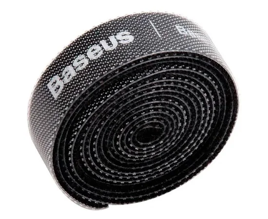 Лента липучка Baseus Colourful Circle Velcro strap (1m) (ACMGT-E) Черный