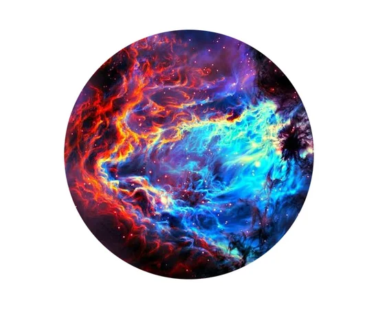 Держатель для телефона круглый (Glass) Космос 1