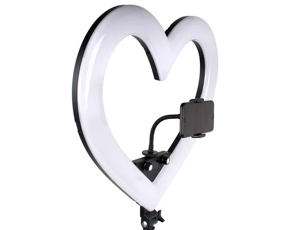 Кольцевая лампа Black Heart, d-18, 48 см Черный