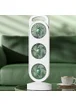 Настольный вентилятор Three Head Fan 1200 mAh Green