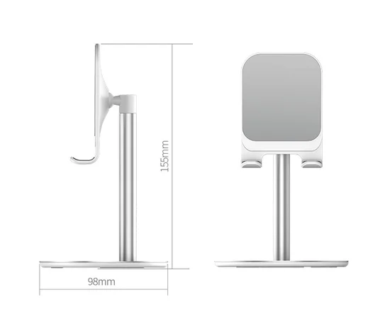 Держатель-подставка USAMS US-ZJ048 Mobile Phone Desktop Holder Серебряный