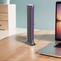 Настольный вентилятор F3 Tower Fan 3 speeds with battery 1200 mAh Purple
