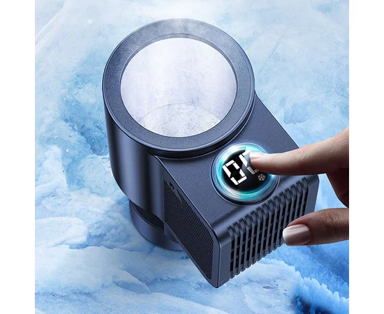 Автомобильный подстаканник для охлаждения воды Usams Car Quick Cooling Smart Cup US-ZB230 Темно-серый