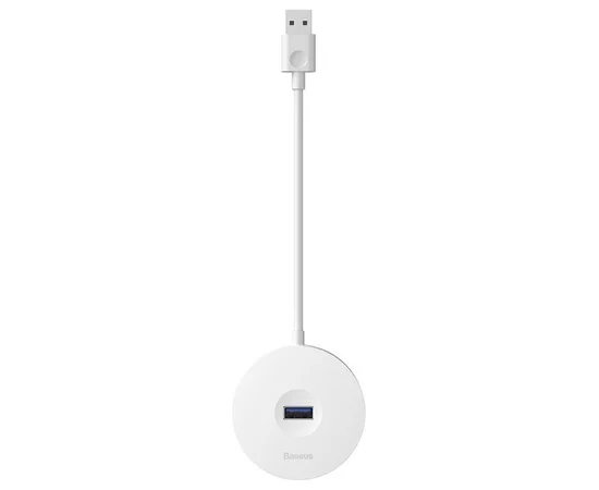 Переходник HUB Baseus Round Box USB to USB 3.0 + 3USB 2.0 (CAHUB-F) Белый