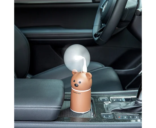Увлажнитель воздуха Teddy Bear с арома-диффузором (lamp+fan) Коричневый