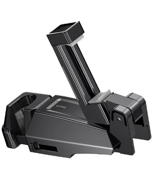 Автодержатель Baseus Backseat Vehicle Phone Hook, + гак-вішалка Black