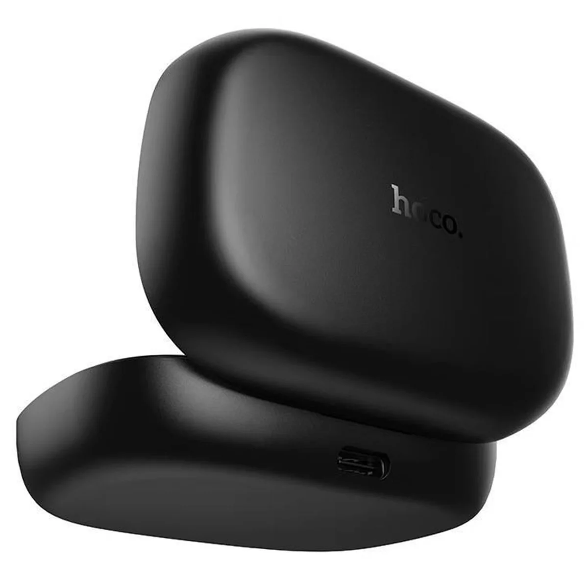 Петличный беспроводной микрофон Hoco L27 Ice Type-C Black