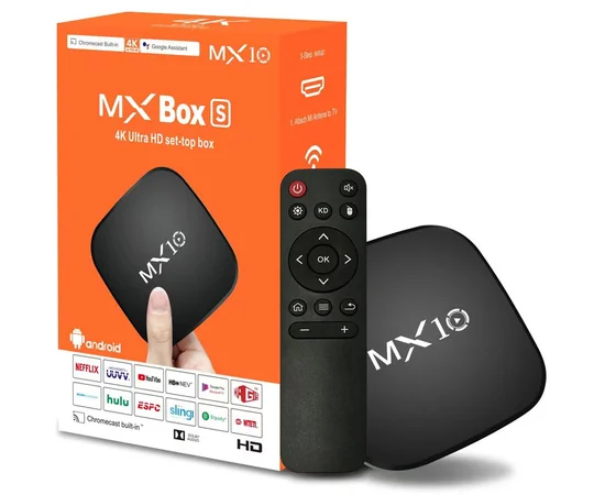 Smart Android TV Box MX10 Black