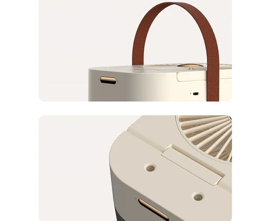 Настольный вентилятор Q7 с водяным охлаждением 3600 mAh White