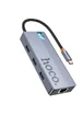 Переходник HUB Hoco HB51 Wow 6in1 (Type-C to HDTV+RJ45+PD+3xUSB3.0) Deep space gray