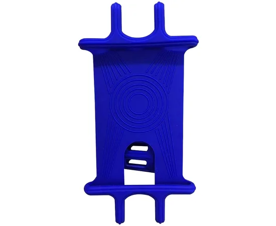 Велодержатель силиконовый для смартфонов от 4,3 до 6,3 дюйма Синий