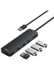 Переходник HUB Baseus UltraJoy Series 4-Port (USB-A to 4xUSB3.0+Type-C) (0.5m) (B0005280B811-04) Space Grey