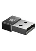 Переходник Baseus Exquisite USB Male to Type-C Female (CATJQ-A01) Черный