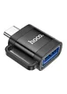 Переходник Hoco UA31C OTG Type-C male to USB female Black