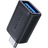 Переходник Acefast J1 Type- Male to USB Female Black