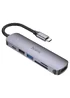 Перехідник Hoco HB28 Multi-function 6in1 (Type-C to HDTV+USB3.0+USB2.0+SD+TF+PD)
