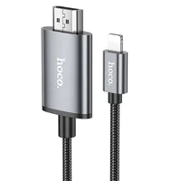 Переходник Hoco UA27 HD Lightning to HDMI (2m) Metal gray
