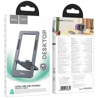Підставка для телефону Hoco HD11 Volar metal folding Metal grey