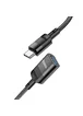 Переходник Hoco U107 Type-C male to USB female USB3.0 Black