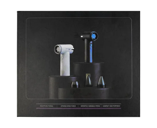 Портативный турбовентилятор с насадками HX132 3300mAh White