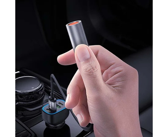 Портативный прикуриватель зажигалка Hoco UA30 USB Black