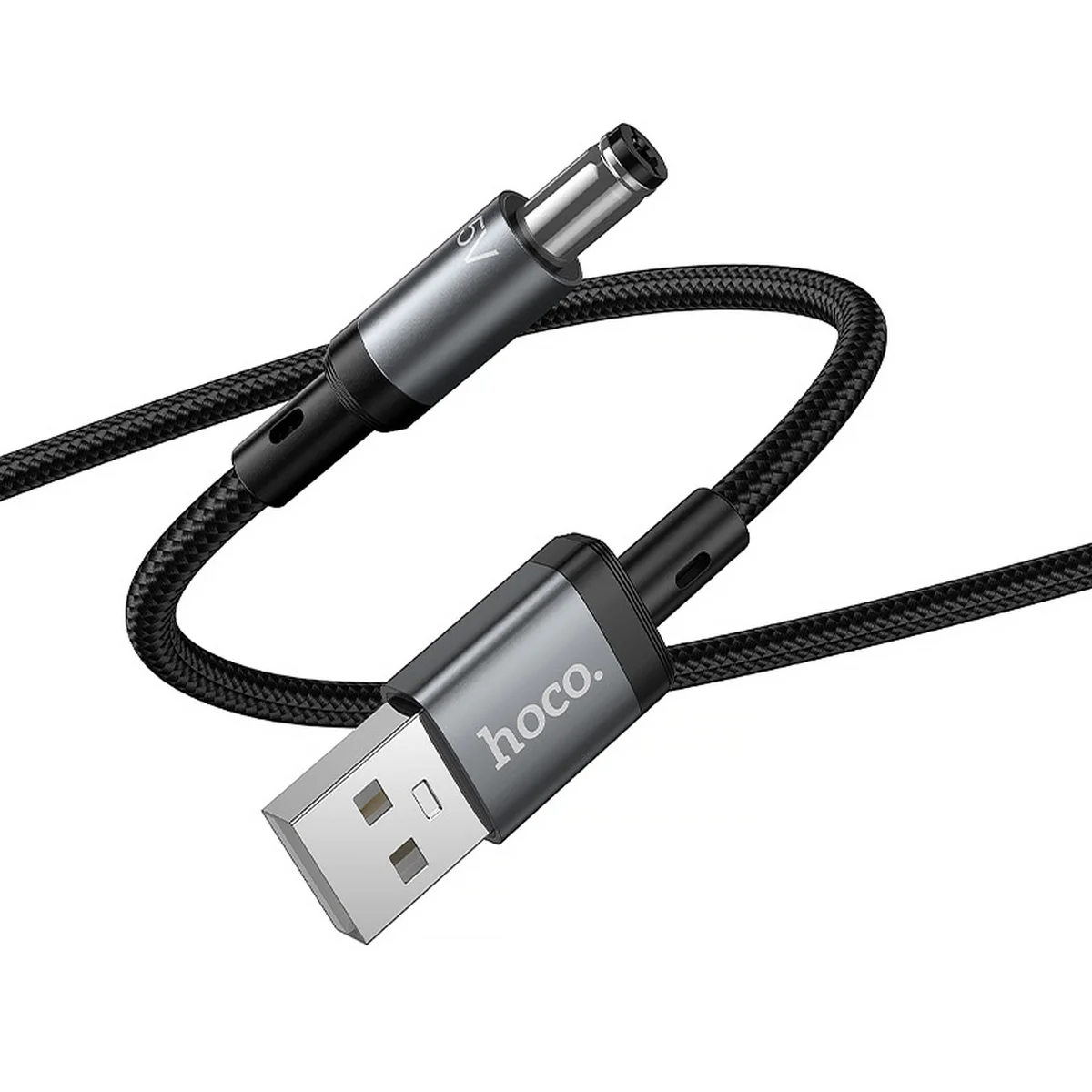 Кабель питания для роутера/модема Hoco X129 Advantage USB-DC 5V (1m) Black