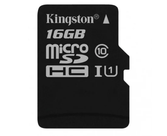Карта памяти Kingston microSDHC 16 GB Card Class 10 Черный