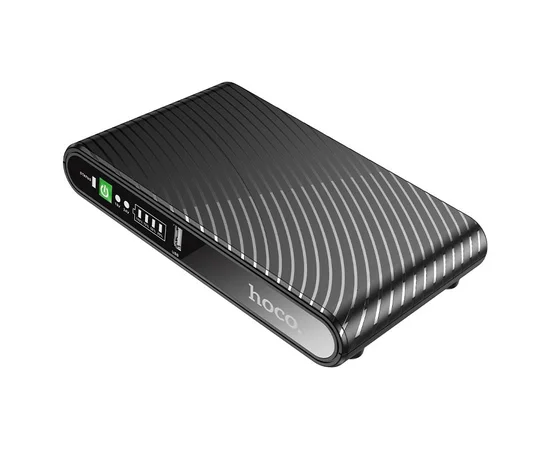 Источник бесперебойного питания Hoco DB63 Portable DC UPS для роутеров 5V/9V/12V 10000 mAh Black
